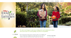 Desktop Screenshot of foodforfamilies.org